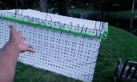 Guy Builds Massive Fish Cage to Keep His Pets Safe From Irma
