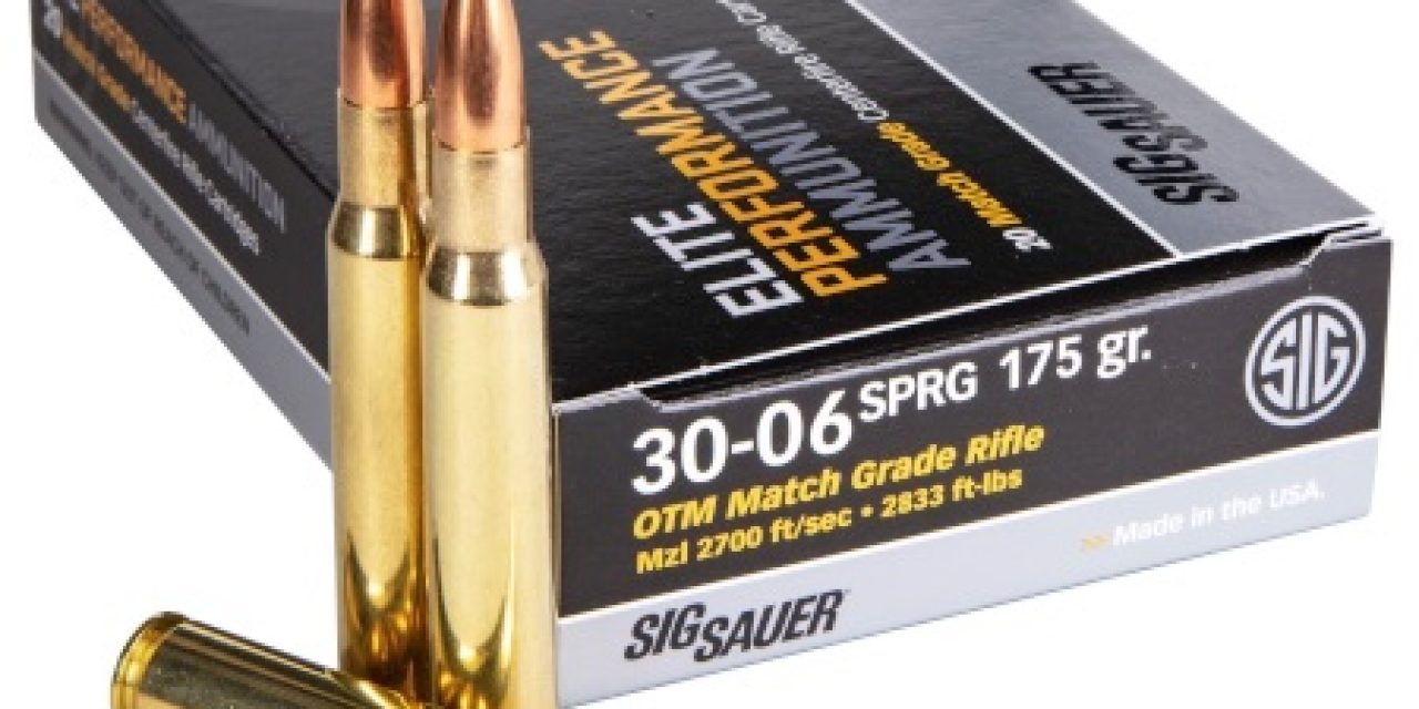 SIG SAUER Introduces 30-06 Springfield Elite Match Ammunition