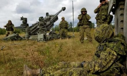 Sleeping Canadian Soldier Gets Rude Wake-Up from Artillery Crew