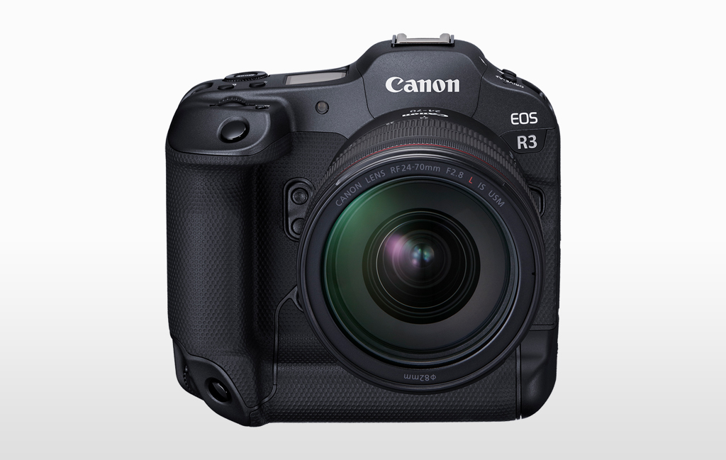 Front view of the Canon EOS R3