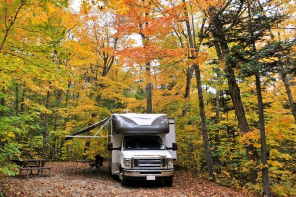 Fall Camping in Michigan