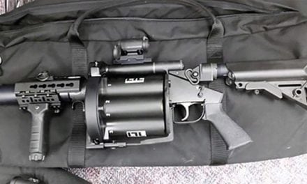 Grenade Launcher Falls Out of Police Truck, Member of the Public Returns It