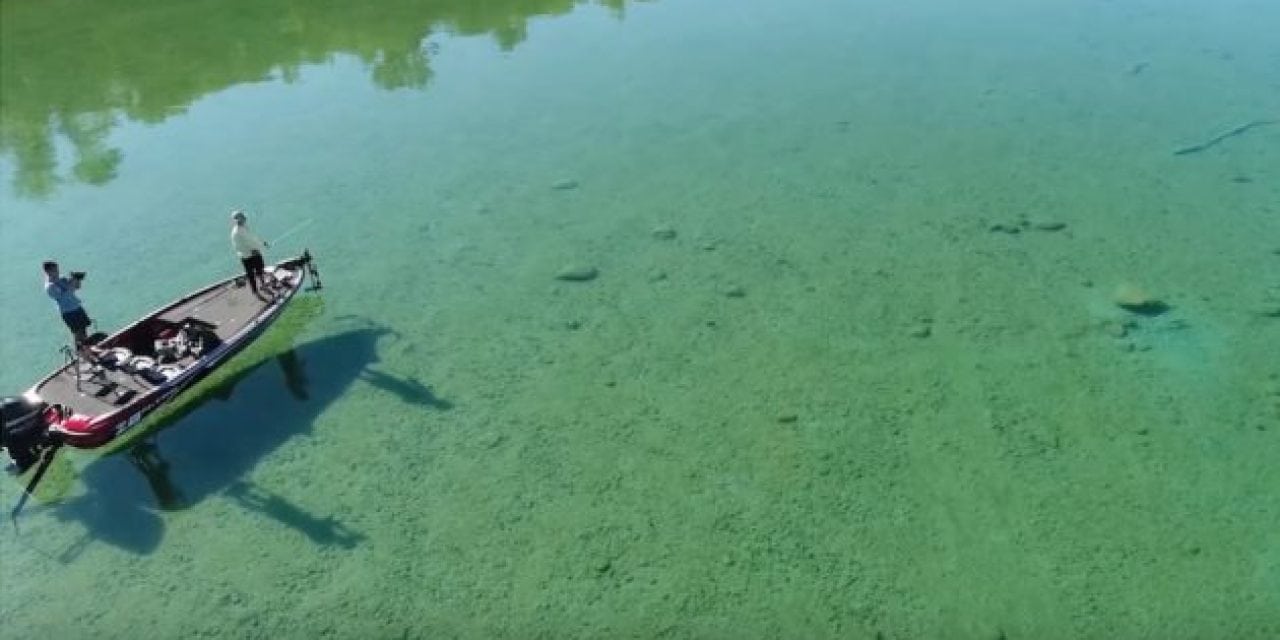 Have You Ever Fished for Bass in Water as Clear as This?