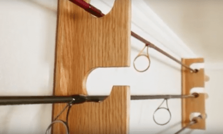 How to Make Your Own Wall Mounted Rod Hangers