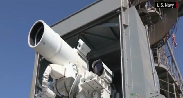 Mind Boggling: Navy Tests First-Ever Active Laser Weapon