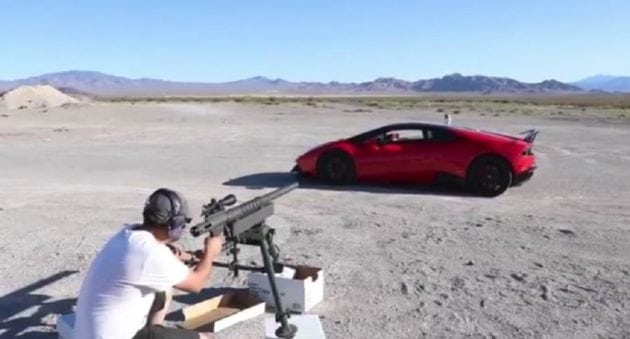 No Big Deal, Just Shooting a 20mm Through the Window of my Lambo