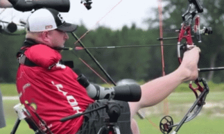 The Armless Archer is Even More Awesome Shooting in Slo-Mo