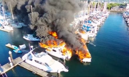 This Raging Boat Fire is No Laughing Matter