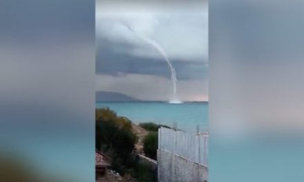 This Waterspout is as Cool as it is Freaky