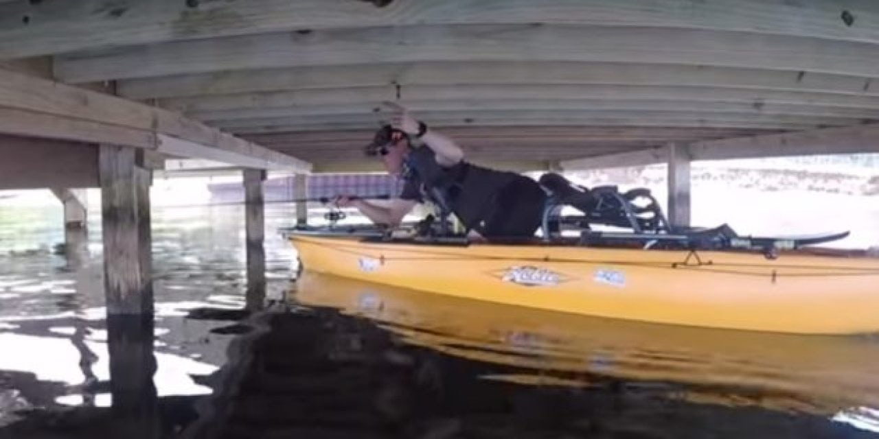 Want to Try Under-Dock Fishing From a Kayak? Here’s a Helpful Video