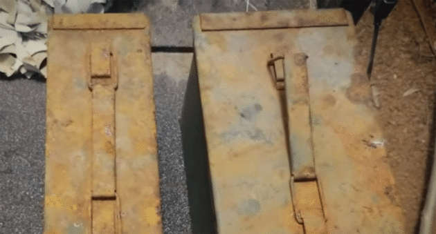 What Does an Ammo Storage Can Look Like After 1 Year Under Water?