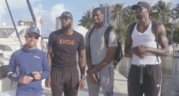 Would You Go Deep Sea Fishing with 3 Basketball Players?