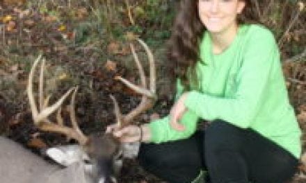 Brother Guides Sister to Biggest Buck on the Farm