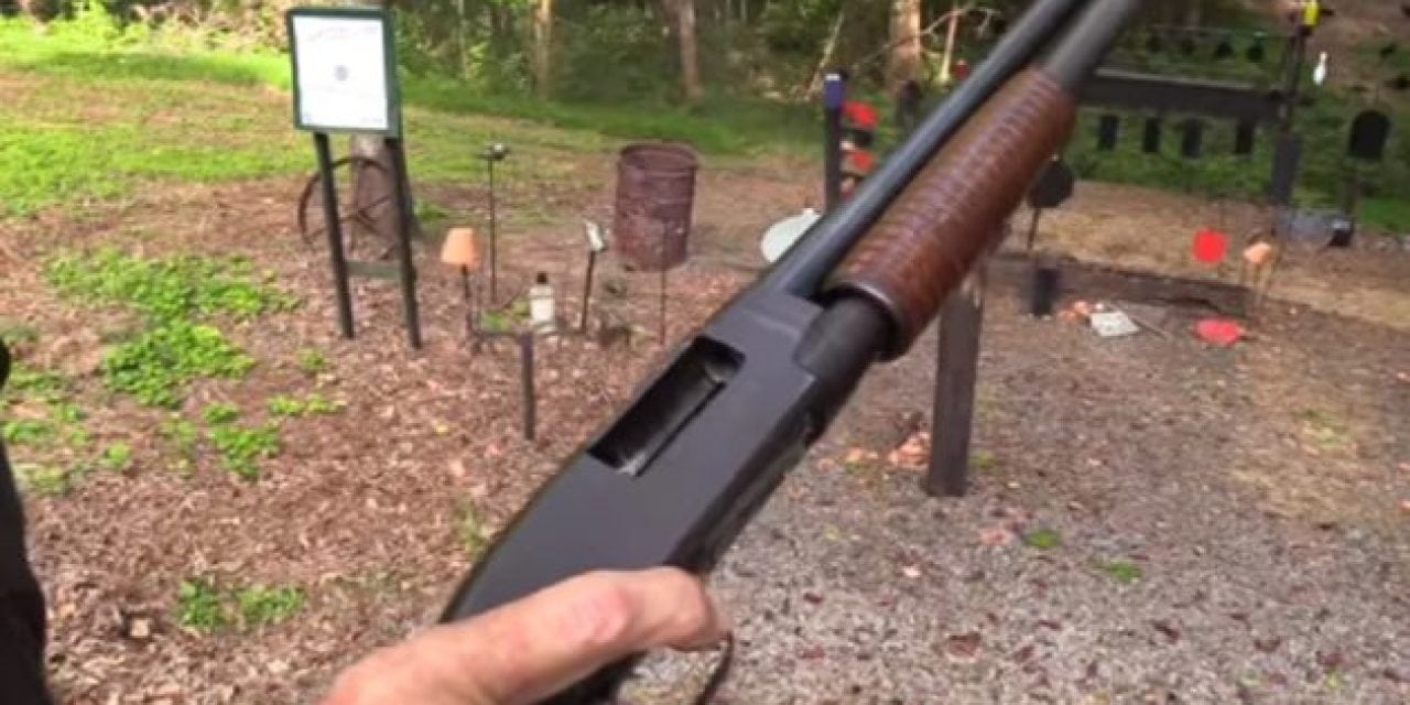 Hickok45 Shoots the Classic Winchester Model 12 Shotgun