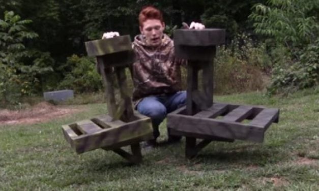 Make Your Own Wooden Hang-On Deer Stand? This Guy Did