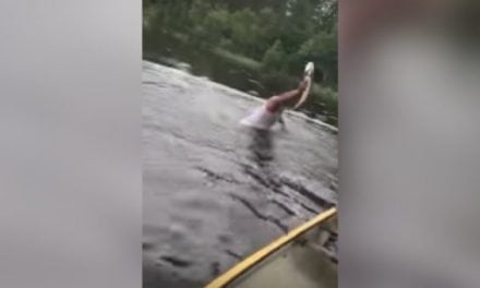 Man Catches Fish Bare Handed, and it’s All on Video