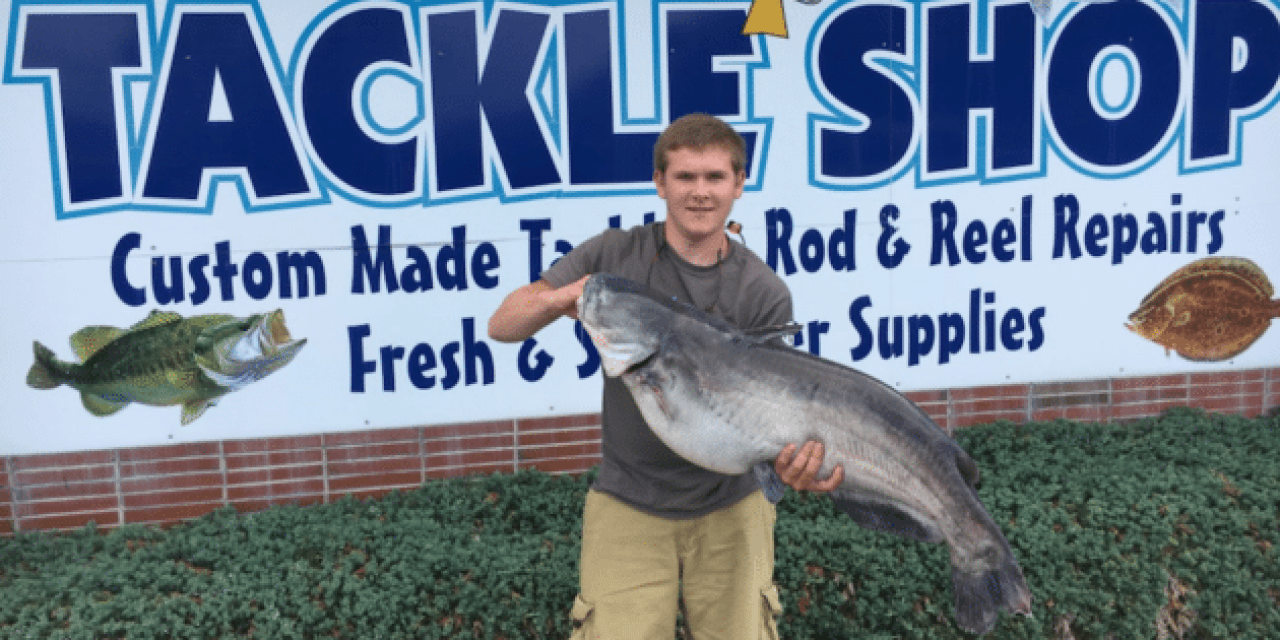 New State Record Blue Catfish in Delaware