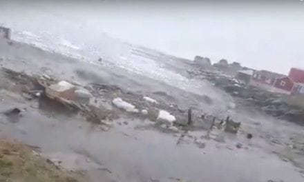 Rare Video: Mega-Tsunami Makes Landfall at Greenland Fishing Village