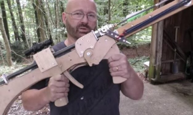 This DIY Air-Powered Arrow Blaster Will Stop Anything