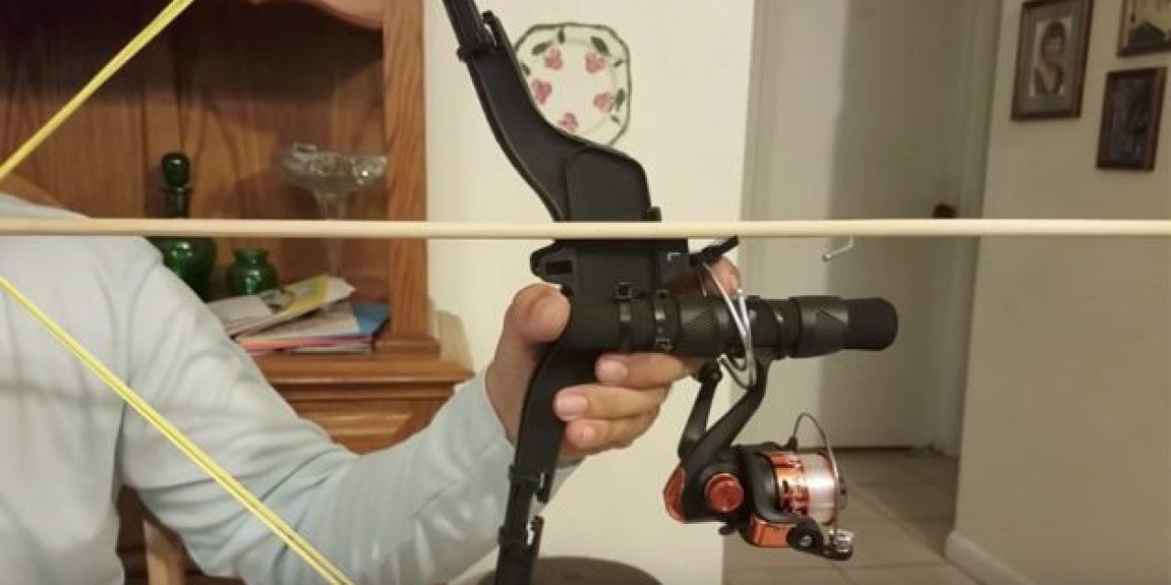 VIDEO: How to Make a DIY Bowfishing Rig From Clothes Hangers