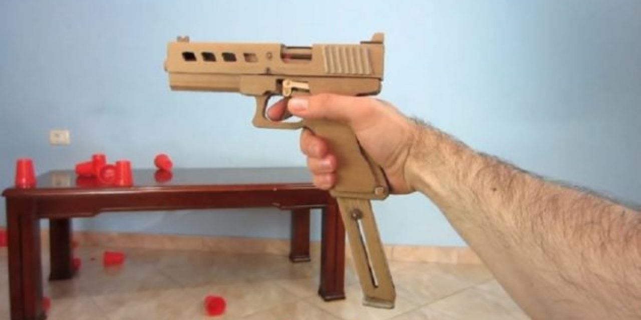 Video: Make Your Own Working Cardboard Glock 19