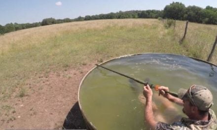 Video: Tim Wells Submerges Himself in Water… to Take a Ram with a Blowgun