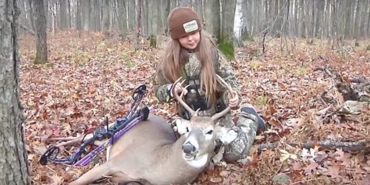 WATCH: This Bowhunting Little Girl Has Ice in Her Veins and a Nice Buck to Prove It