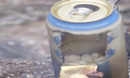 Campfire Popcorn Hack: Using An Empty Beer Can?