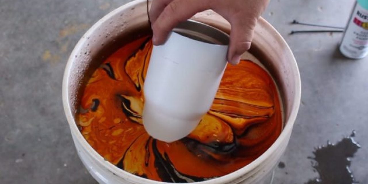 Custom Hydro-Dipping Your YETI Rambler is the Perfect DIY Project