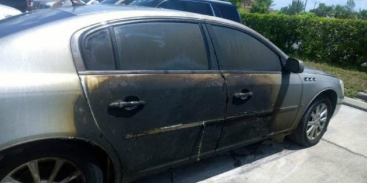 Deputy Couldn’t Rescue Family From Burning Car, So He Shot It With His Gun