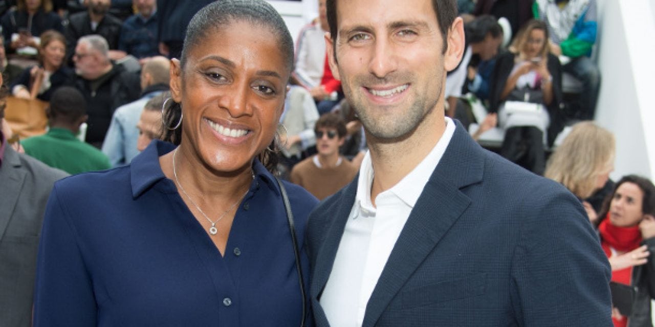 Djokovic Attends Lacoste Show in Paris