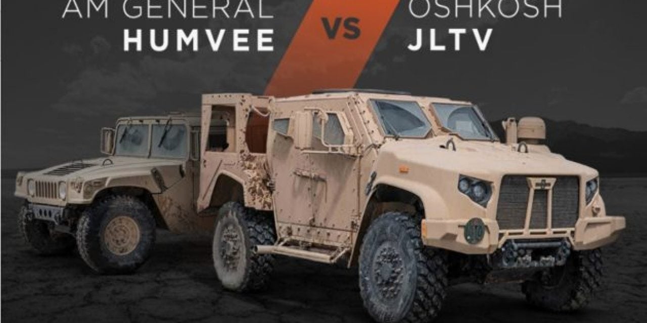 Infographic: Oshkosh JLTV and AM General Humvee Go Head-to-Head