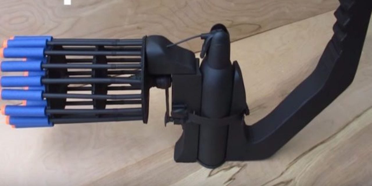 This DIY Nerf Gatling Gun is the Coolest Thing You’ll See All Day