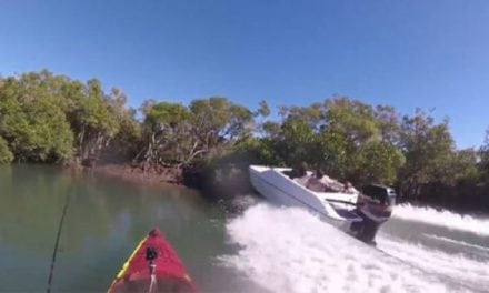 Video: One Heck of a Close Call for This Kayak Angler