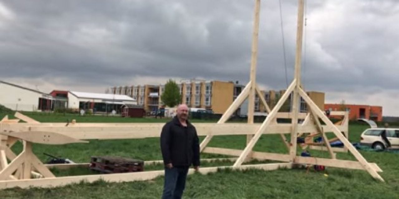 Check Out The Biggest Slingshot Ever