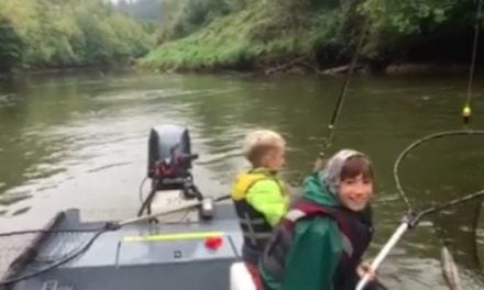 Daily Smile: Brothers Land Nice Coho While Dad Calmly Gives Advice