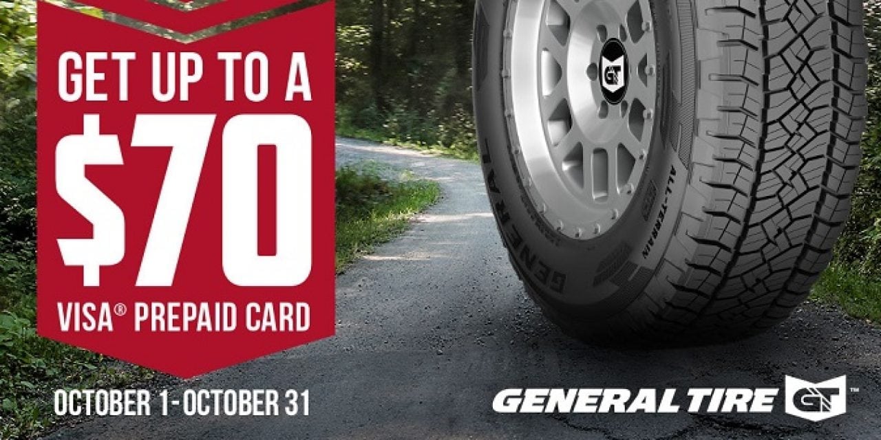 General Tire Promotion: Offers Up To $70