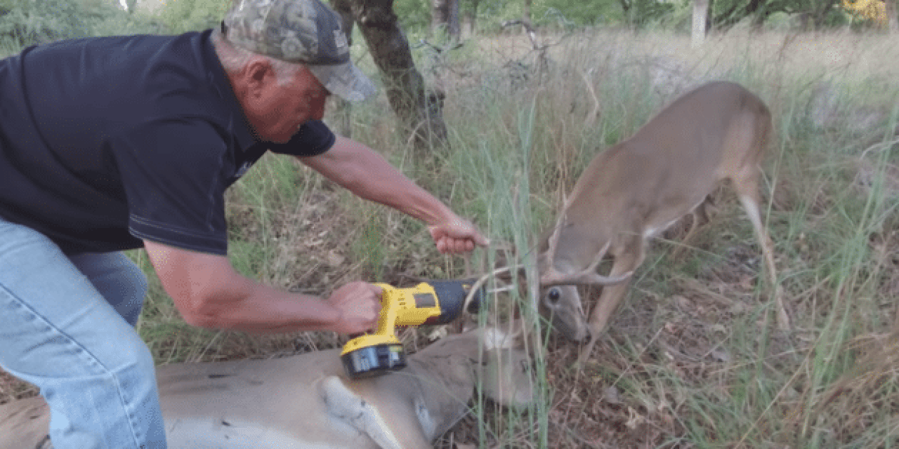 Keith Warren Saves Two Locked-Up Bucks with an Electric Saw