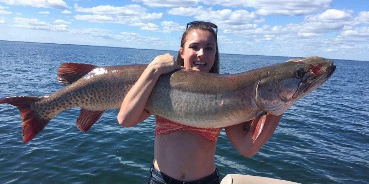 Minnesota woman’s first muskie nearly breaks state record at 57 inches