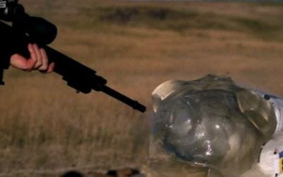 Shooting From Point-Blank Range With Some Big Rifle Rounds