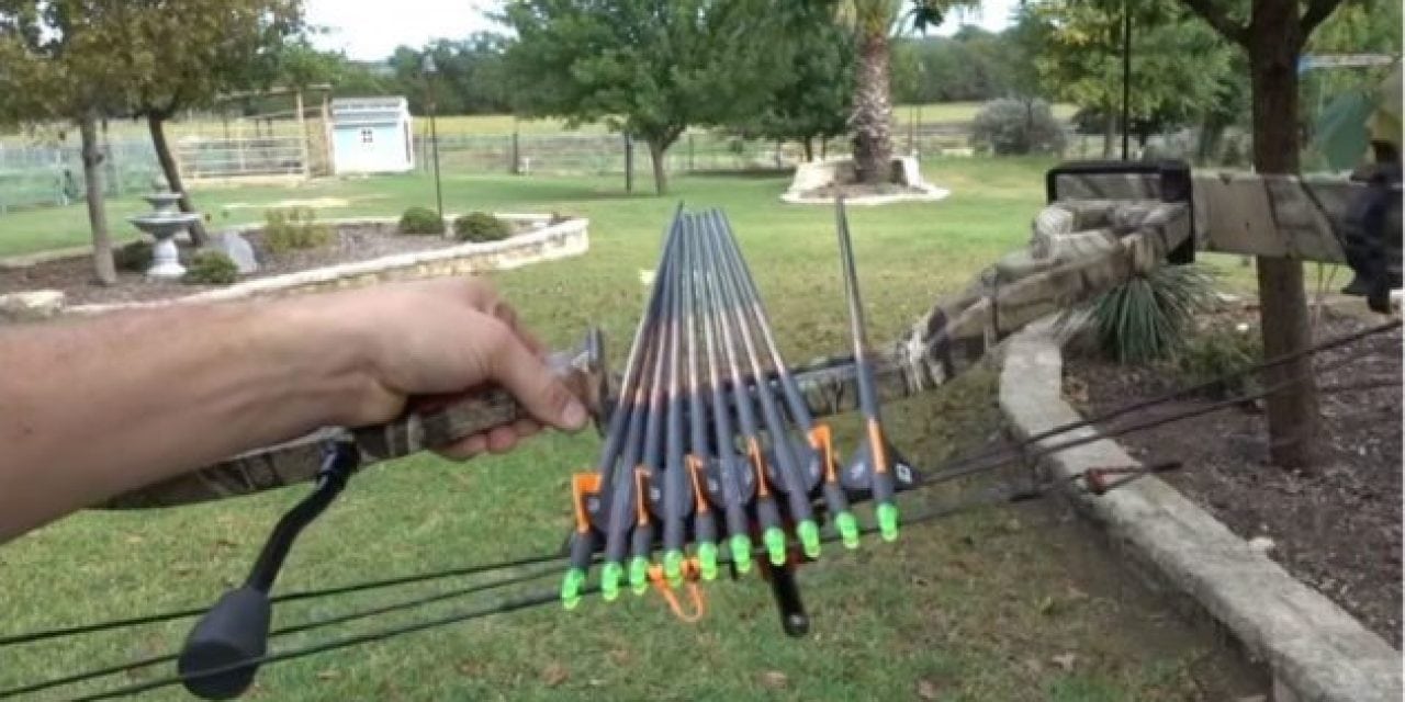 Video: Can You Actually Shoot 10 Arrows at Once?