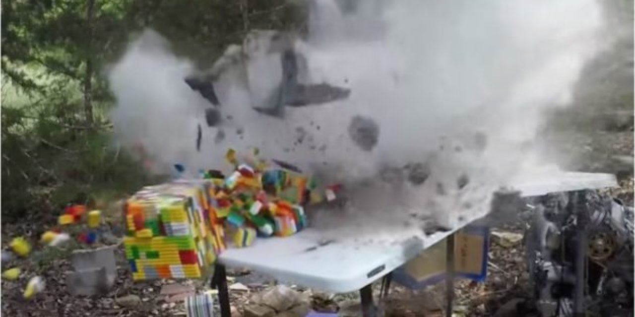 Video: How Well do Legos Work for Stopping Bullets?