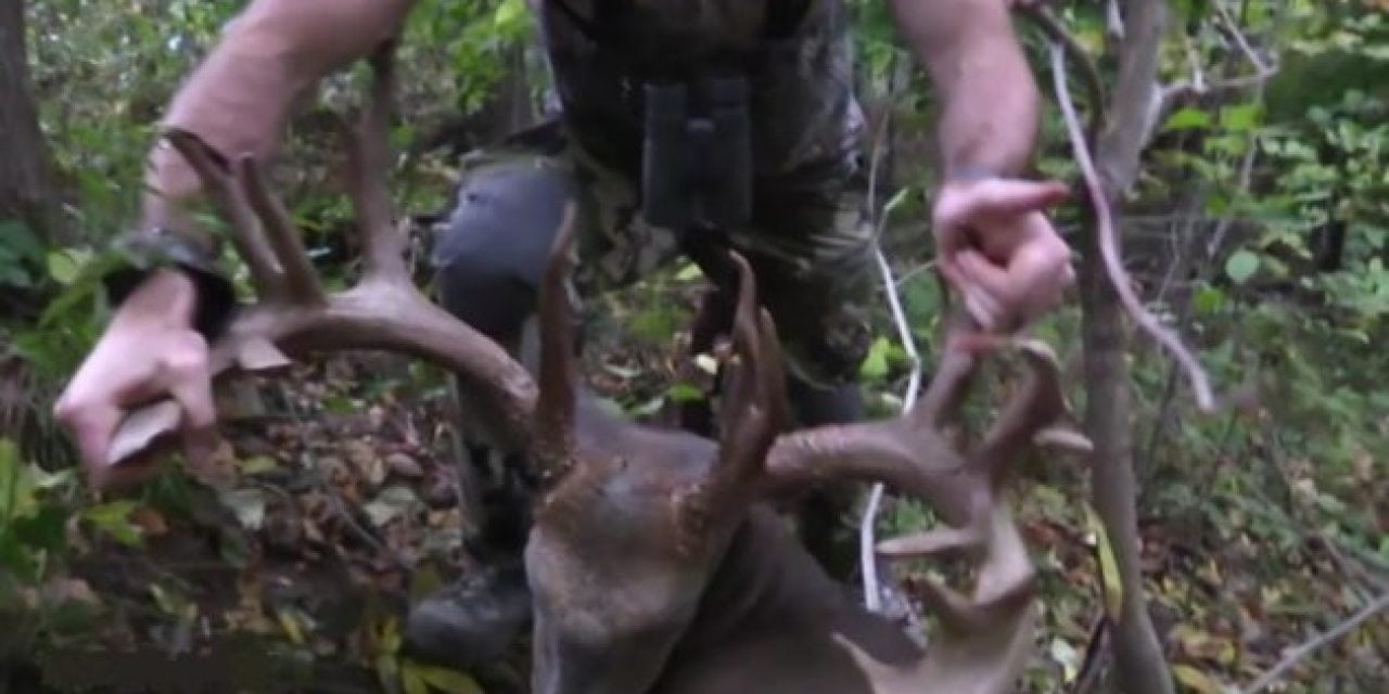 Wisconsin Hunter Self-Films and Shoots 214-Inch Free-Range Buck