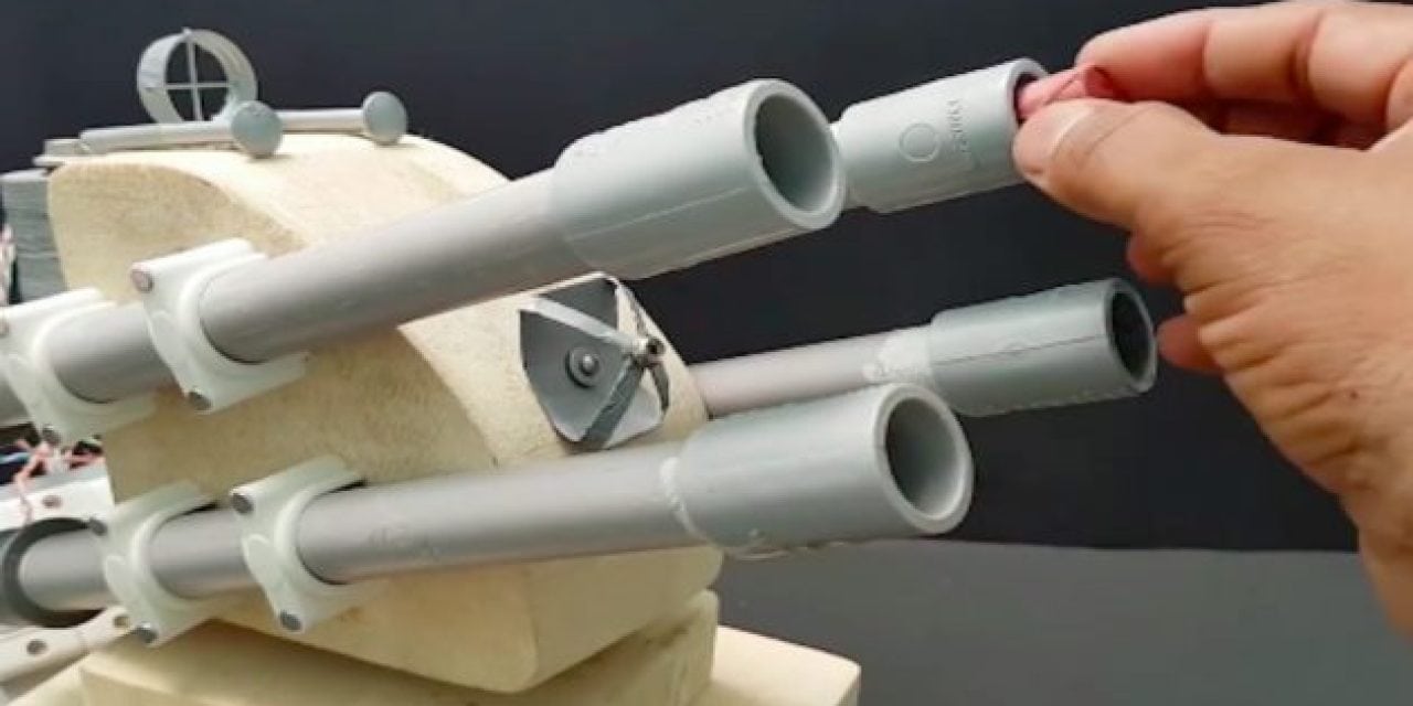 You Have to See This DIY Toy Anti-Aircraft Gun