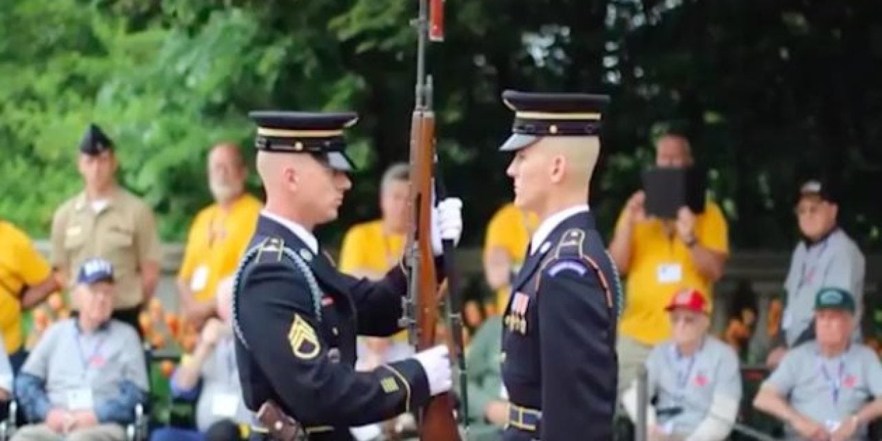 Rifle Inspection Ceremony at Arlington National Cemetery Will Leave You In Awe