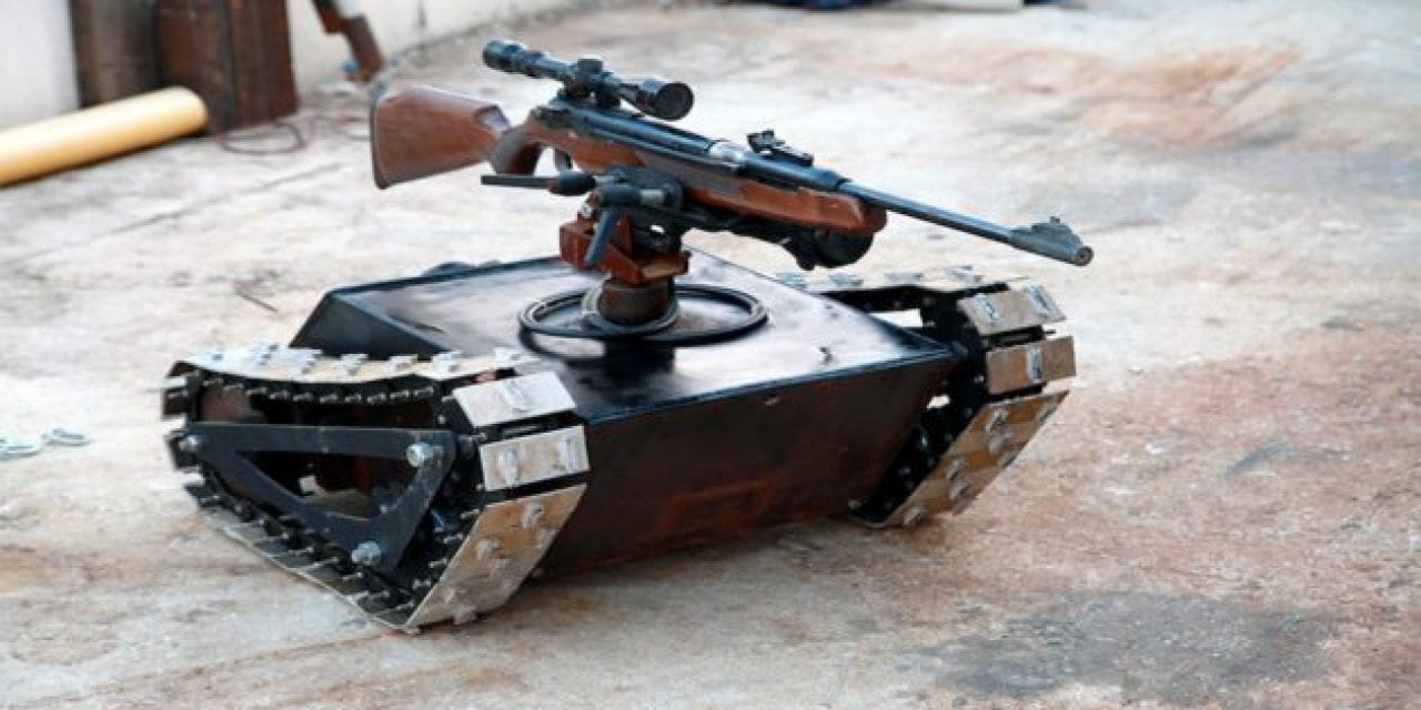 When You Need a Homemade Rifle-Mounted Tank, Remember This Video