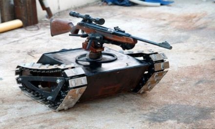 When You Need a Homemade Rifle-Mounted Tank, Remember This Video