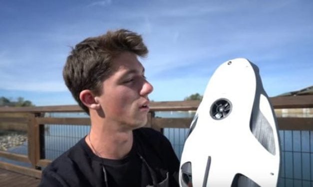 You Have to See This Underwater Fishing Drone