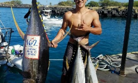 162-Pound Yellowfin Caught Aboard a Hobie Mirage