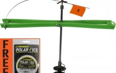 Arctic Ice Tip Up with Flag Steel – Includes Free Item